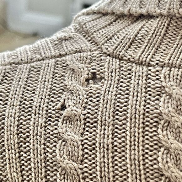 Ann Taylor Womens Sweater Medium Cardigan Grannycore Light Academia Long Sleeve - Picture 12 of 16